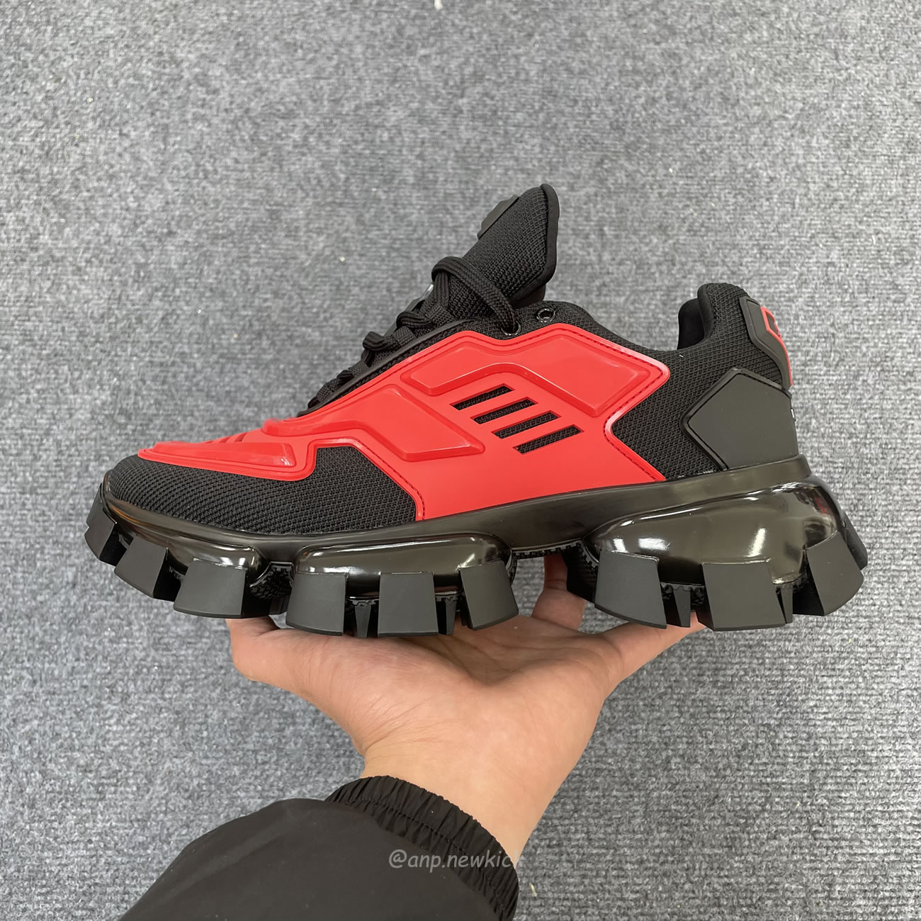Prada Cloudbust Thunder Red Low Top Black 2eg293 3kzu (2) - www.newkick.org